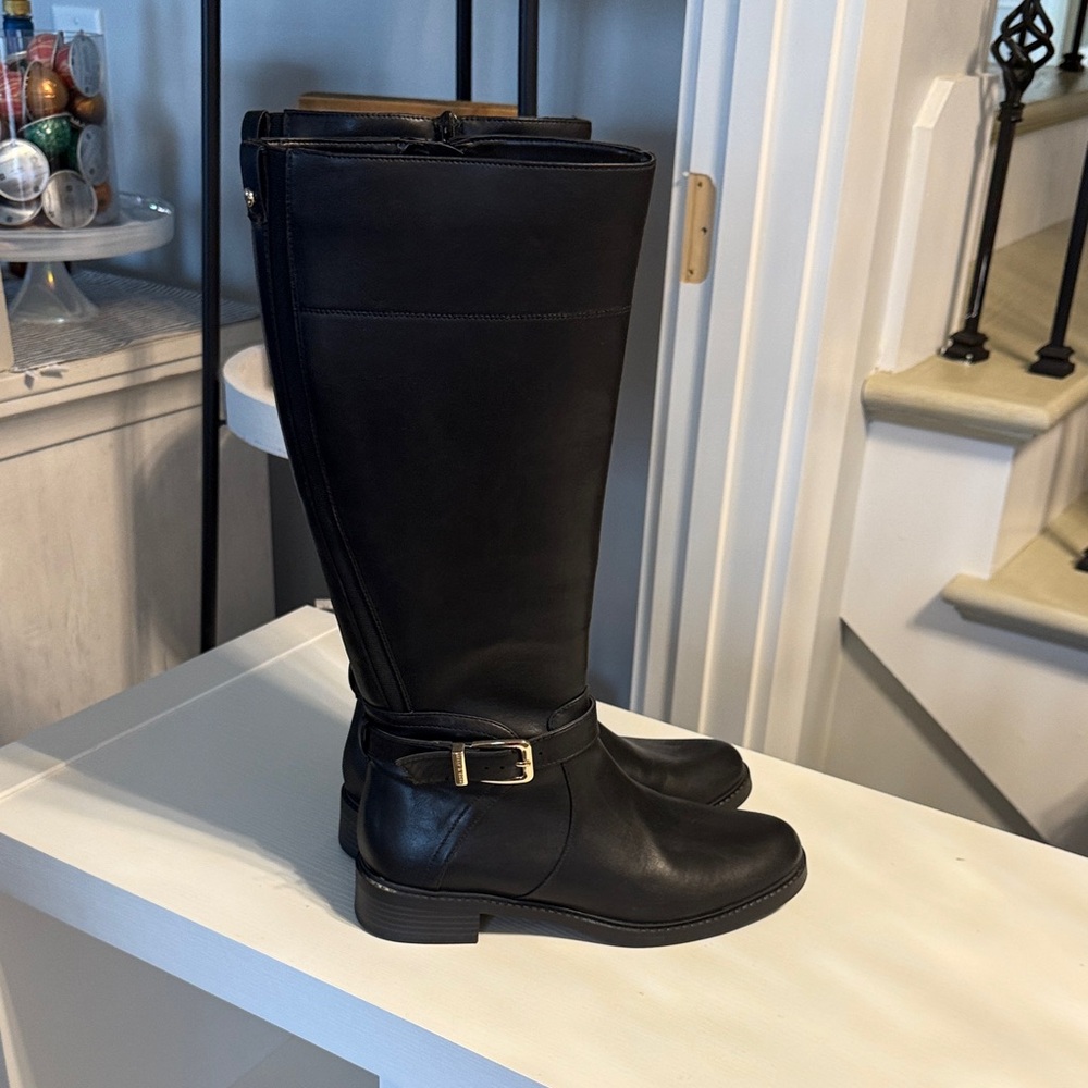 Kelly & Katie Black Over the Knee Boots never worn